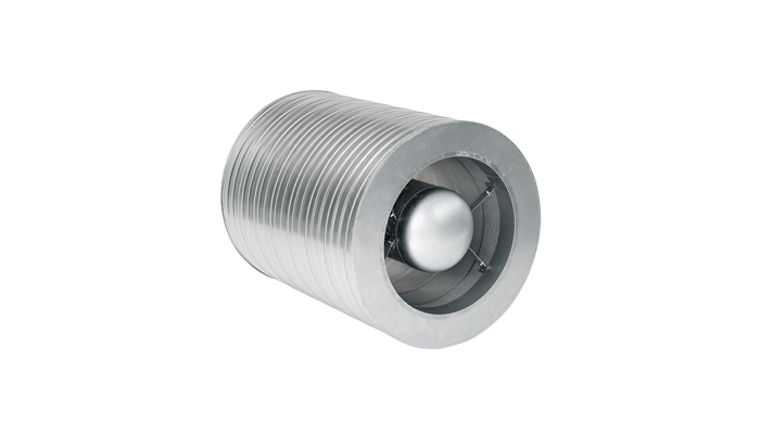 SLGPU - Circular straight silencer with pod