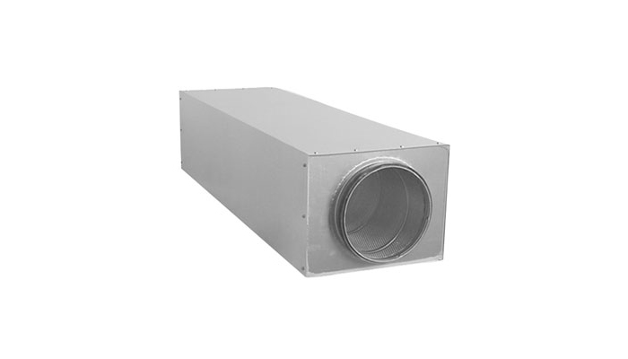 LRCB - Circular straight low-built silencer
