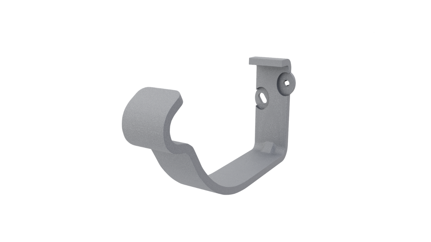 AKFK - Bracket for half-round gutter, aluminium