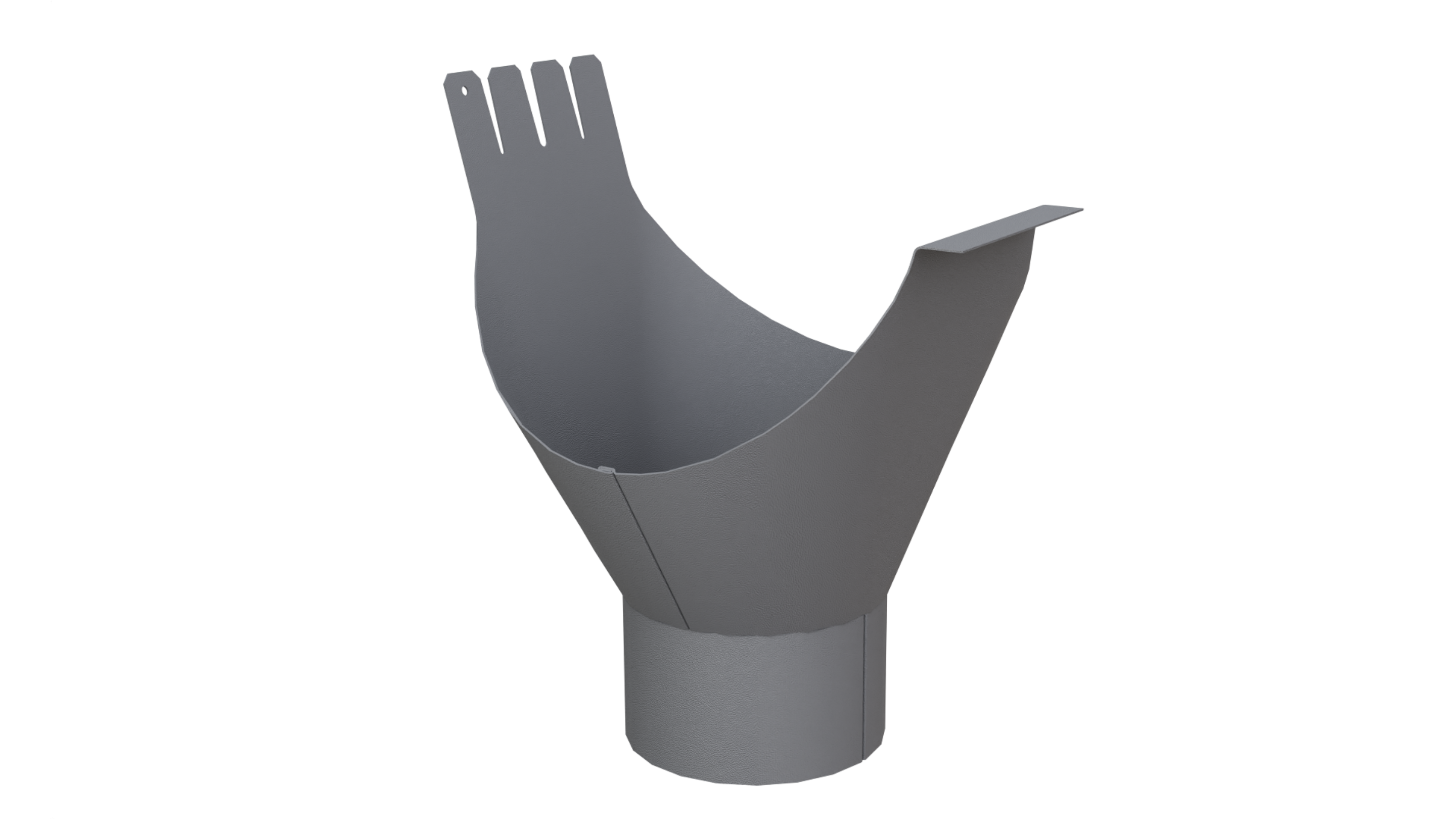 AOK - Gutter outlet piece, aluminium