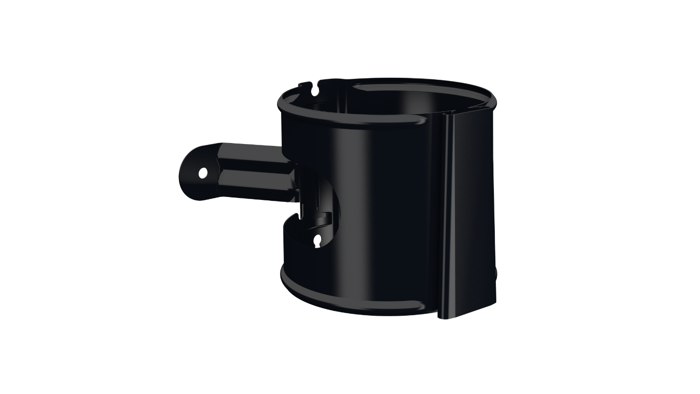 ASVHA - Holder downpipe, aluminium