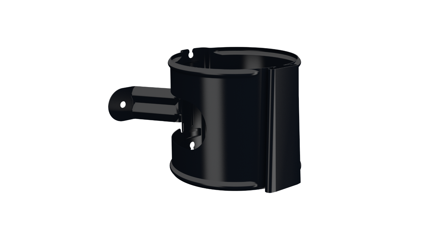 ASVHA - Holder downpipe, aluminium