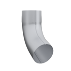BKM - 13755 - (Silver Met.) 70° Pipe Bend with Socket BKM70 75mm