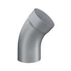 BM - 8750 - (Silver Met.) 45° Pipe Bend with Socket BM45 75mm