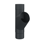 GROR - 15884 - (Matte Anthracite Grey) Pipe Branch GROR 75mm